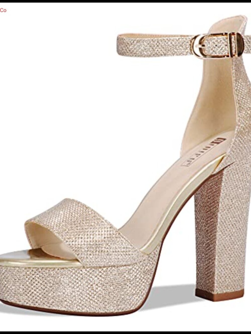 Women's Platform Chunky High Heel Sandals 5 Inch Open Toe Ankle Strap